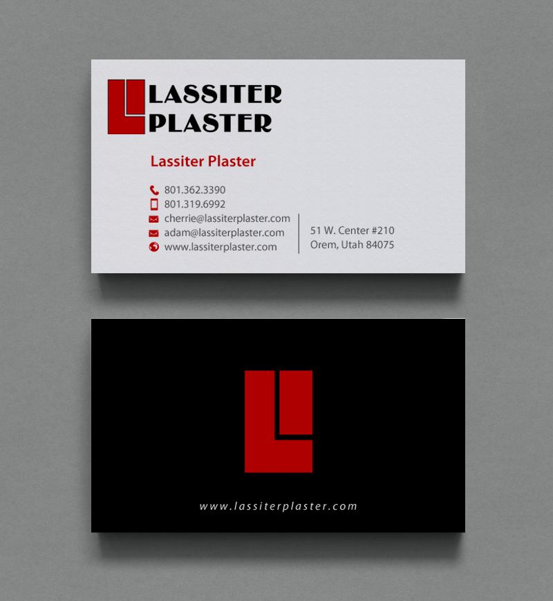 Stationery Design by chandrayaan.creative for Lassiter Plaster | Design #10423183