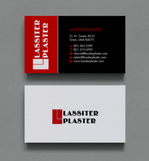 Schreibwaren-Design von chandrayaan.creative für Lassiter Plaster | Design: #10423186