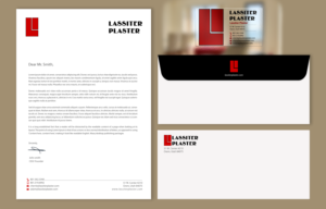 Schreibwaren-Design von chandrayaan.creative für Lassiter Plaster | Design: #10423873