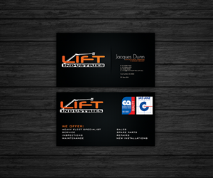 Business Card Design by FutureDesigne for Lift Industries | Design: #2196012