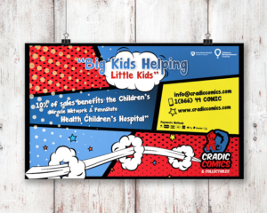 Poster Design by FilippiniMatiasDG for Cradic Comics and Collectibles | Design #10592293
