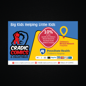 Poster Design by Nino Qasoshvili for Cradic Comics and Collectibles | Design #10596370