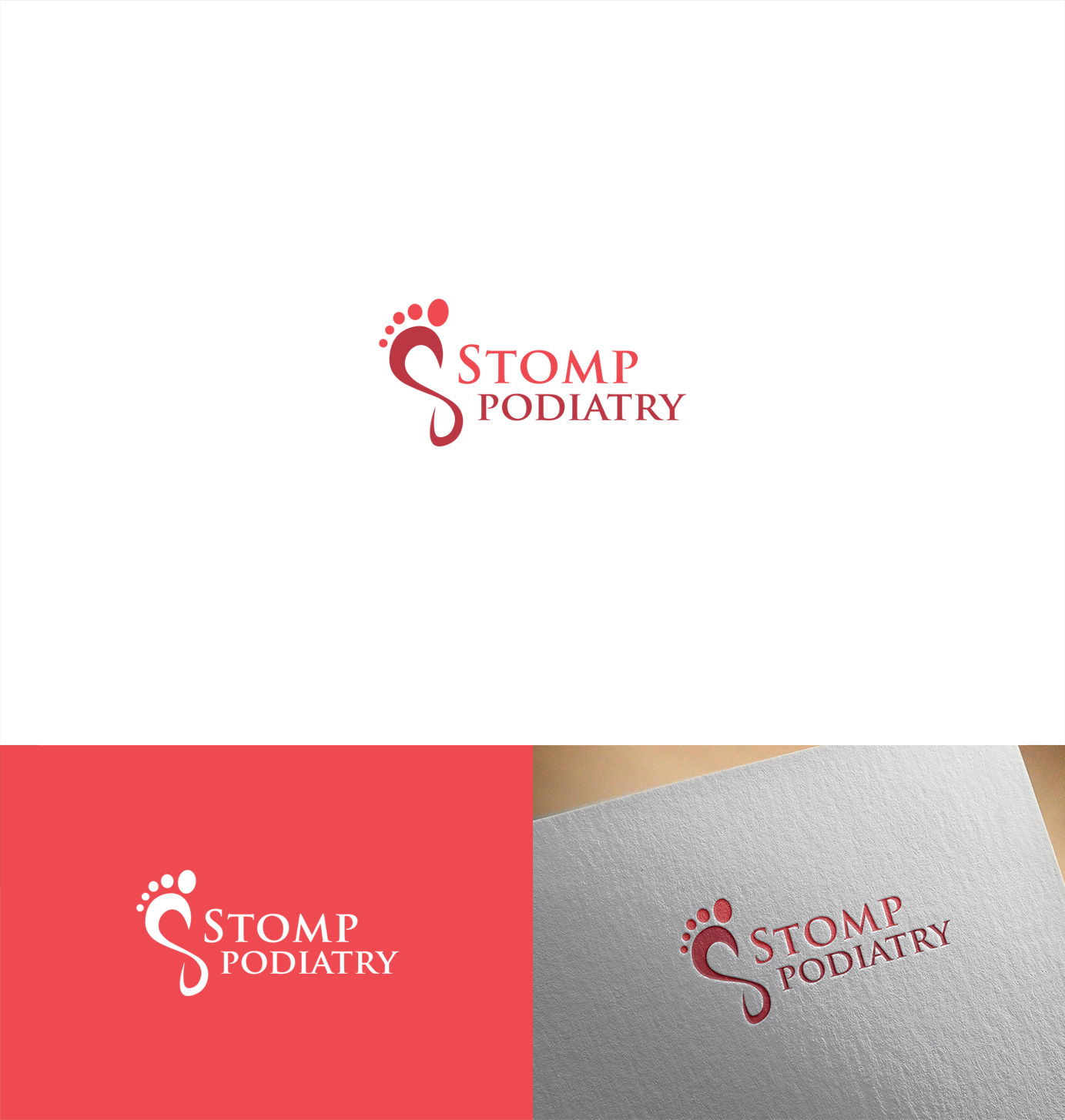 Logo Design by De Zeel for Stomp Podiatry | Design #10446107