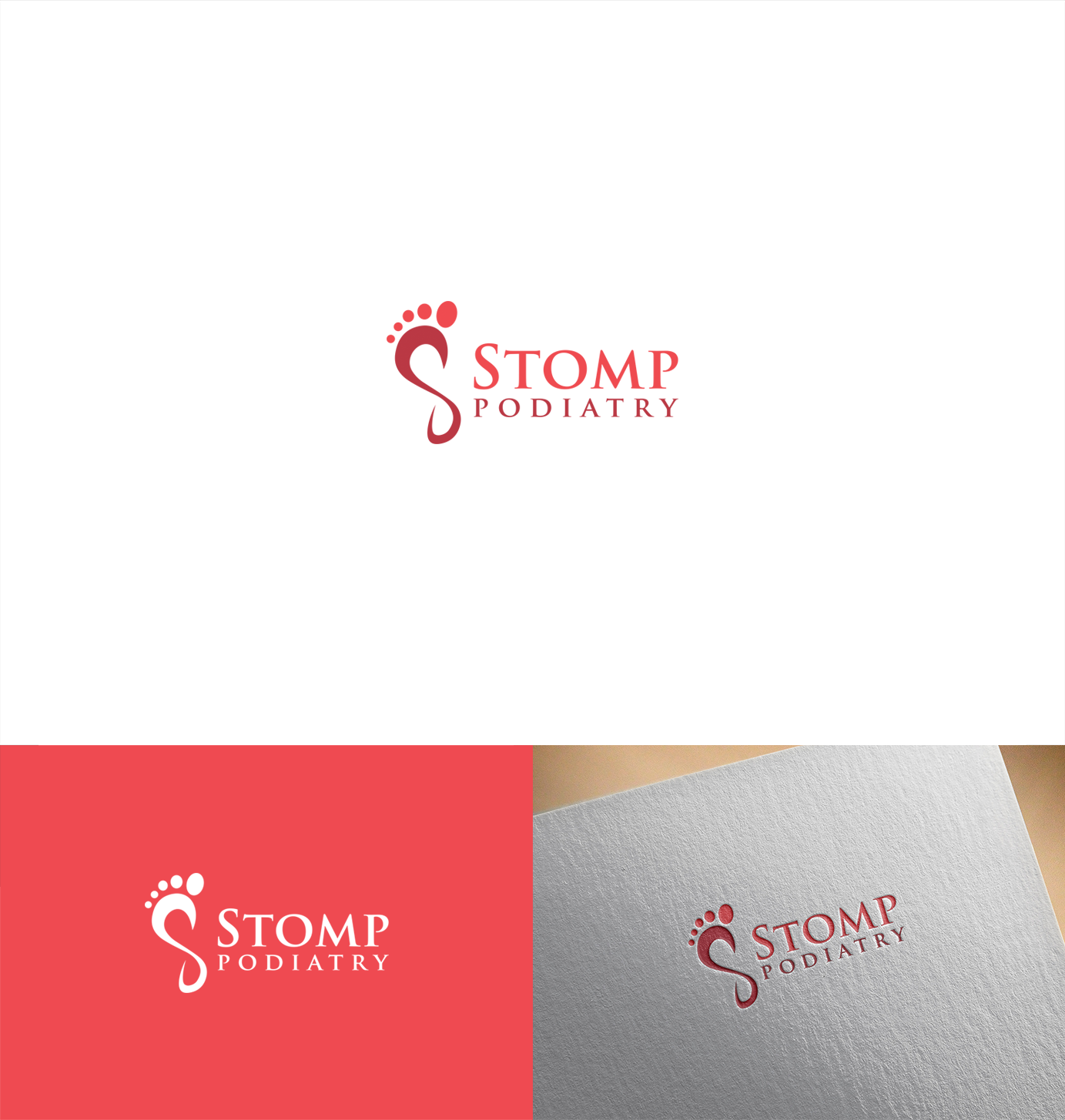 Logo Design by De Zeel for Stomp Podiatry | Design #10448154