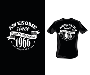 Birthday Gift Typography T Shirt Design | Diseño de Camiseta por R M
