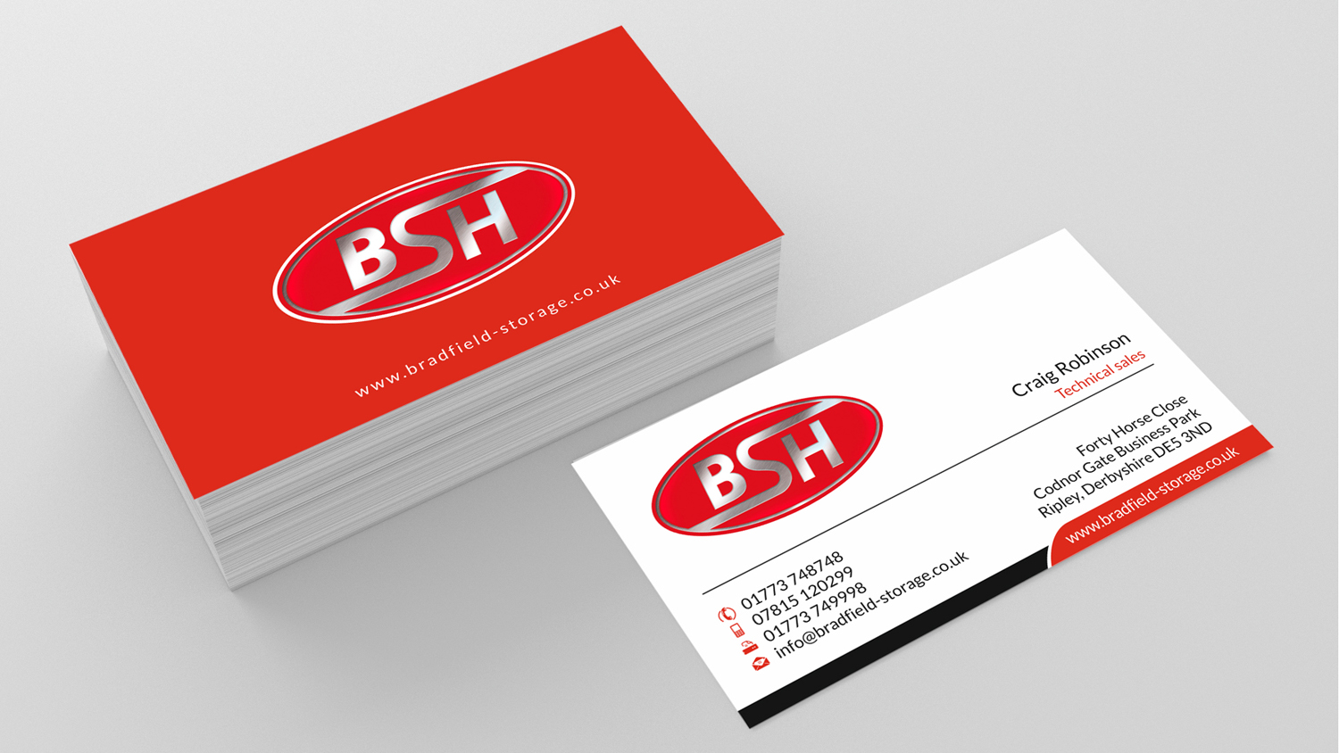 Diseño de Tarjeta de Presentación por SKYdesign para Bradfields | Diseño #10457005