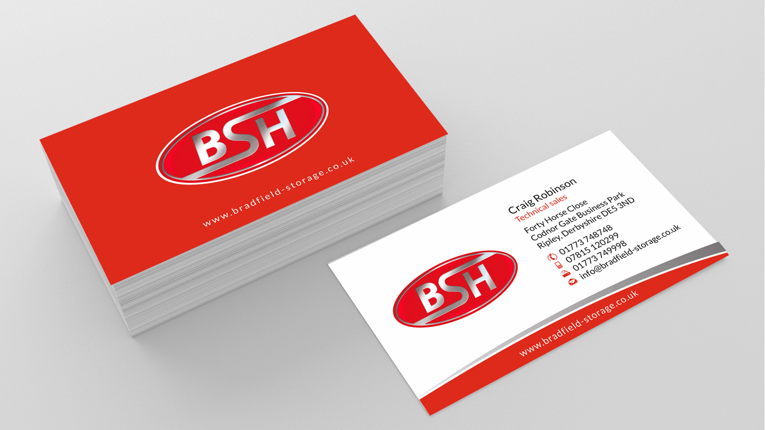 Diseño de Tarjeta de Presentación por SKYdesign para Bradfields | Diseño #10457057