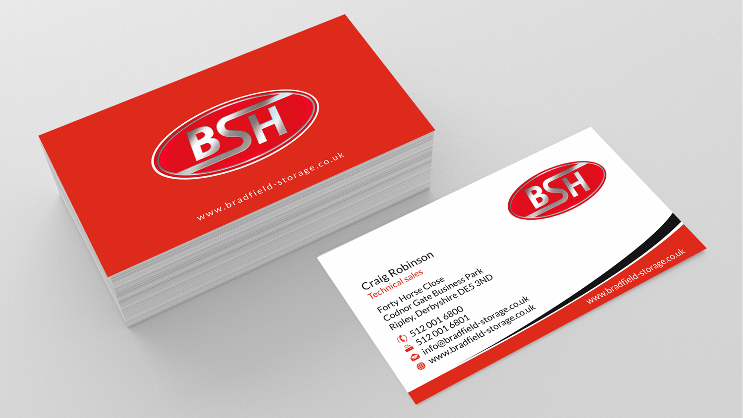 Diseño de Tarjeta de Presentación por SKYdesign para Bradfields | Diseño #10457091