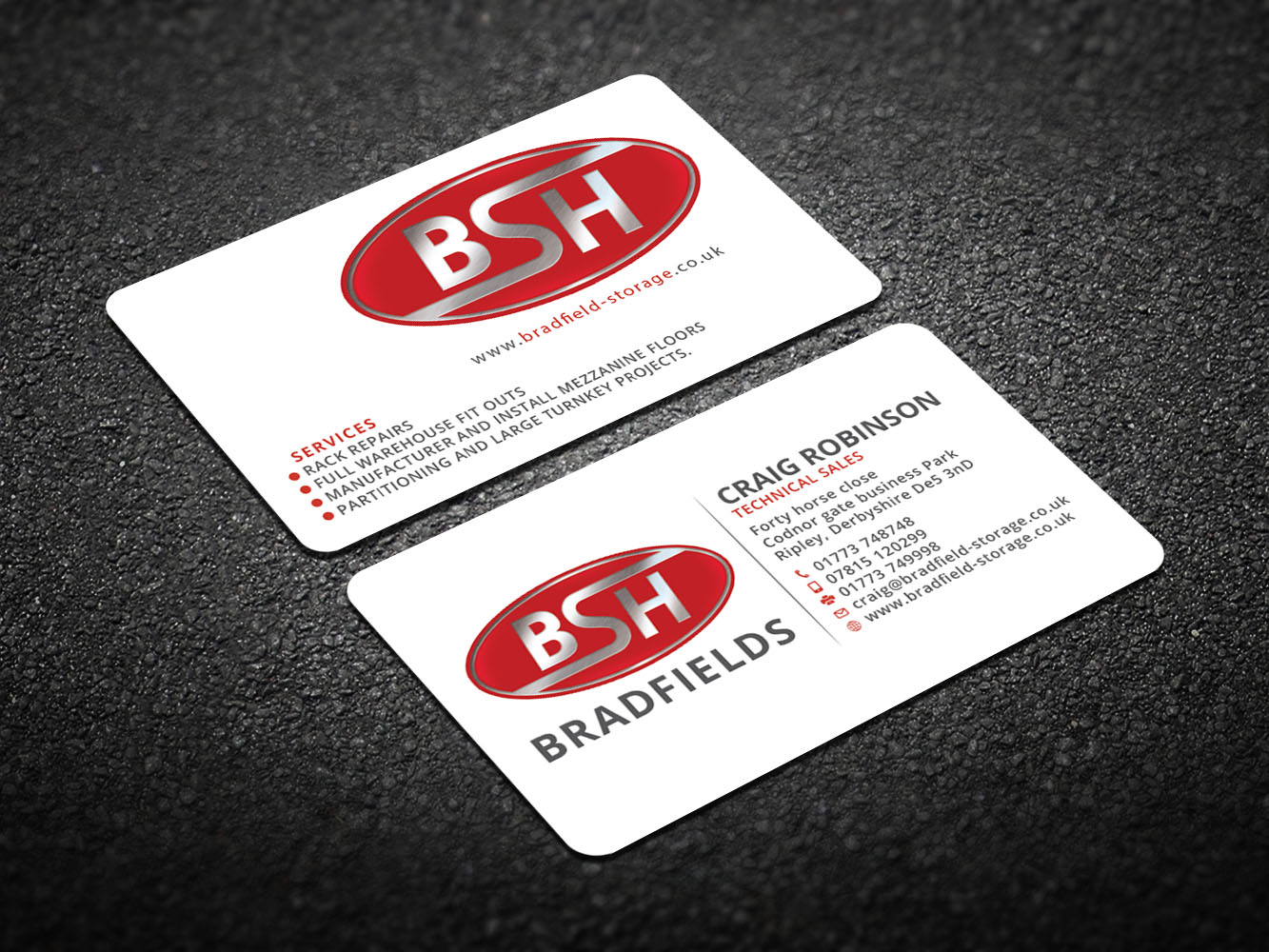 Business Card Design by Verified artistry for Bradfields | Design #10464744