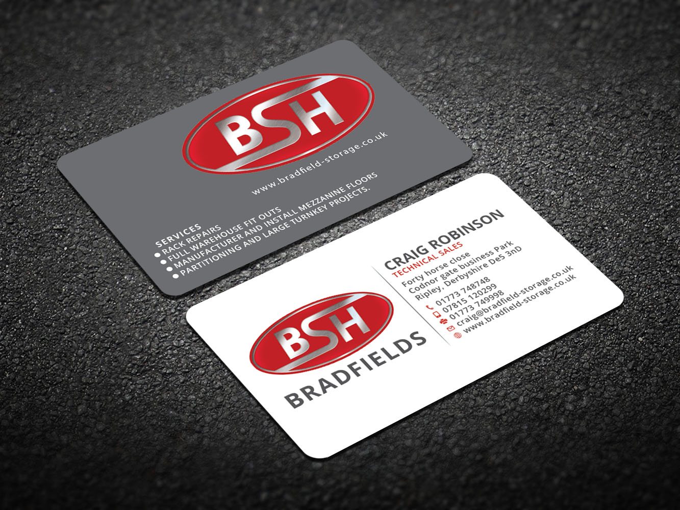 Business Card Design by Verified artistry for Bradfields | Design #10464745
