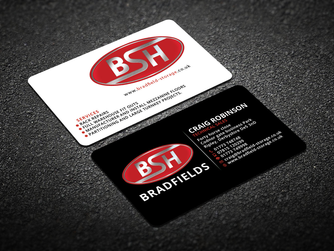 Business Card Design by Verified artistry for Bradfields | Design #10464747