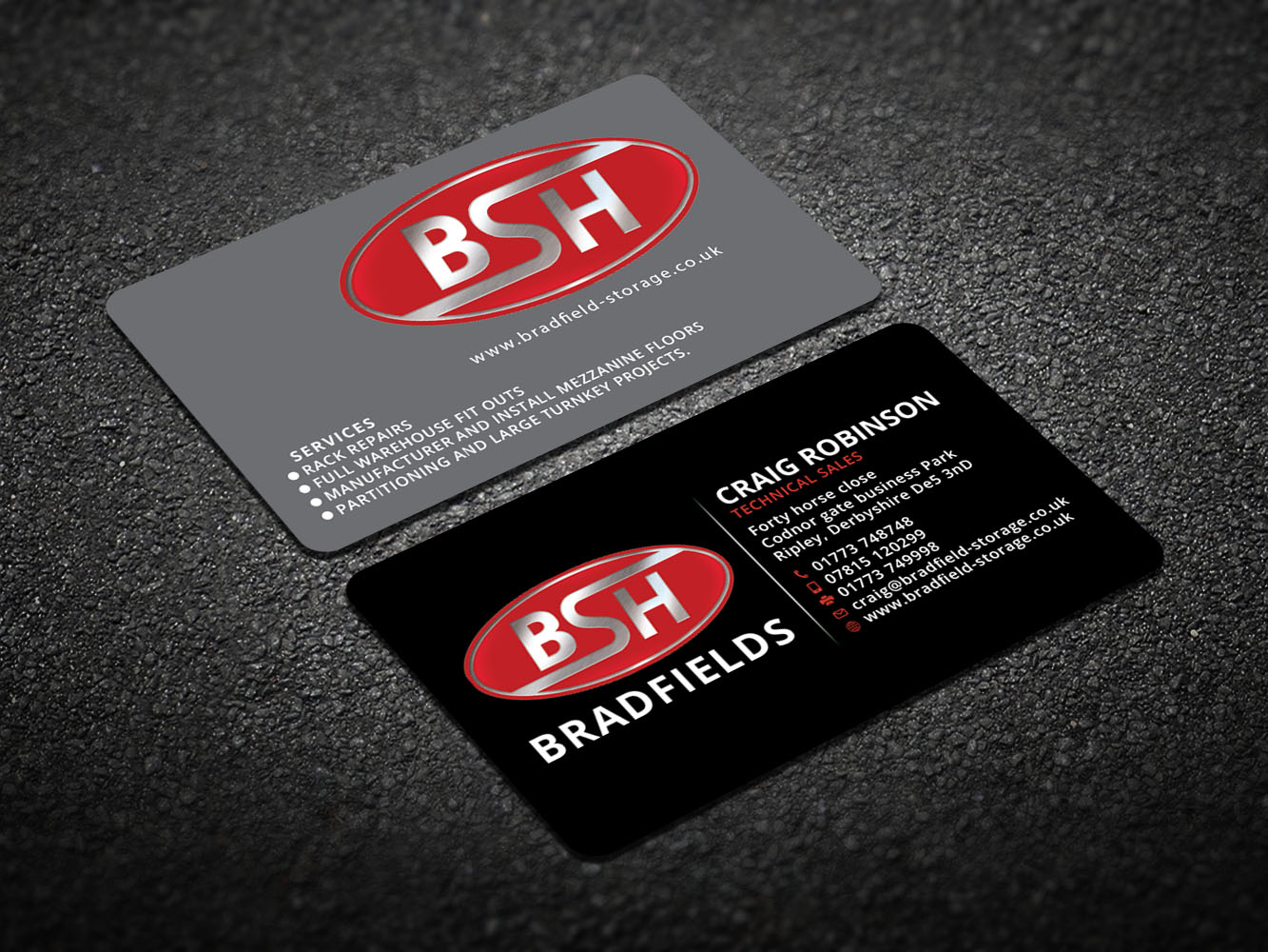 Business Card Design by Verified artistry (Design garden) for Bradfields | Design #10464748