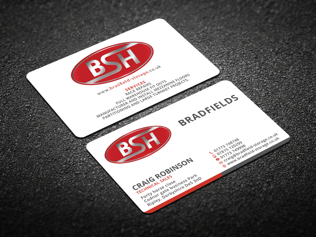 Business Card Design by Verified artistry (Design garden) for Bradfields | Design #10464750