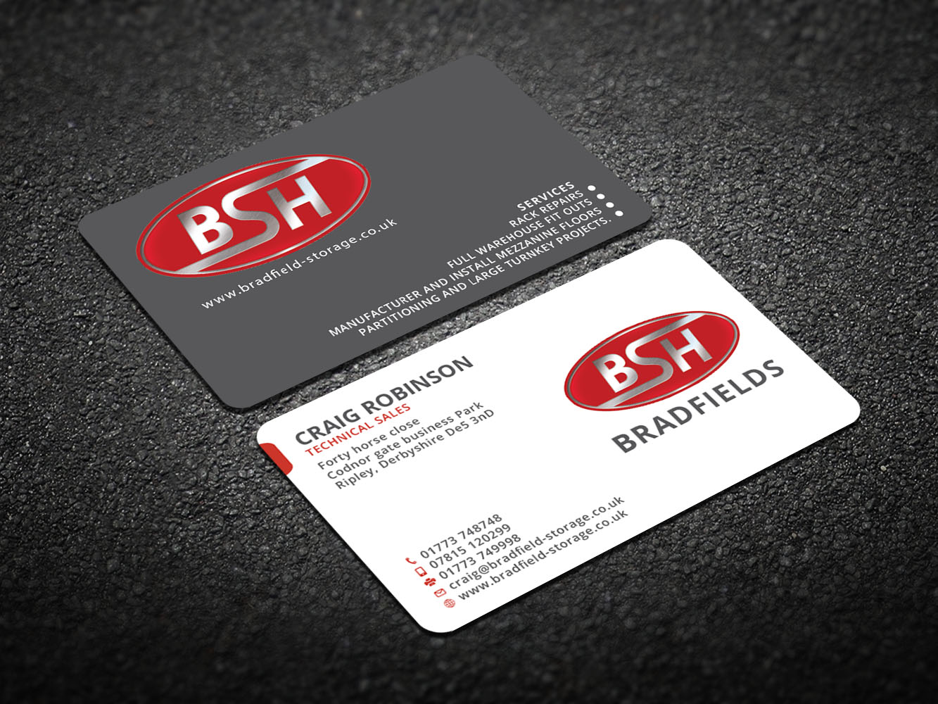 Business Card Design by Verified artistry (Design garden) for Bradfields | Design #10464753
