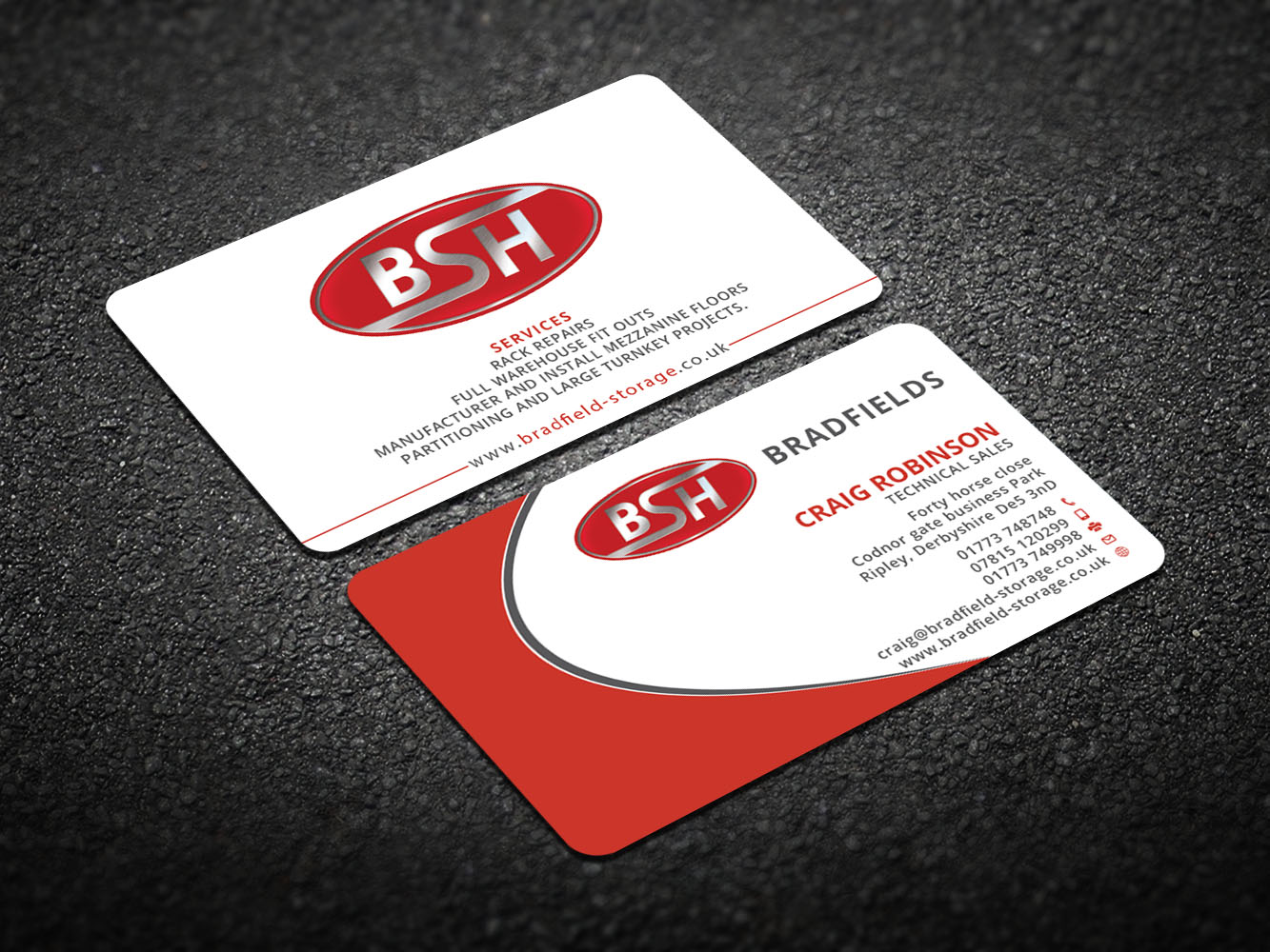 Business Card Design by Verified artistry (Design garden) for Bradfields | Design #10464754