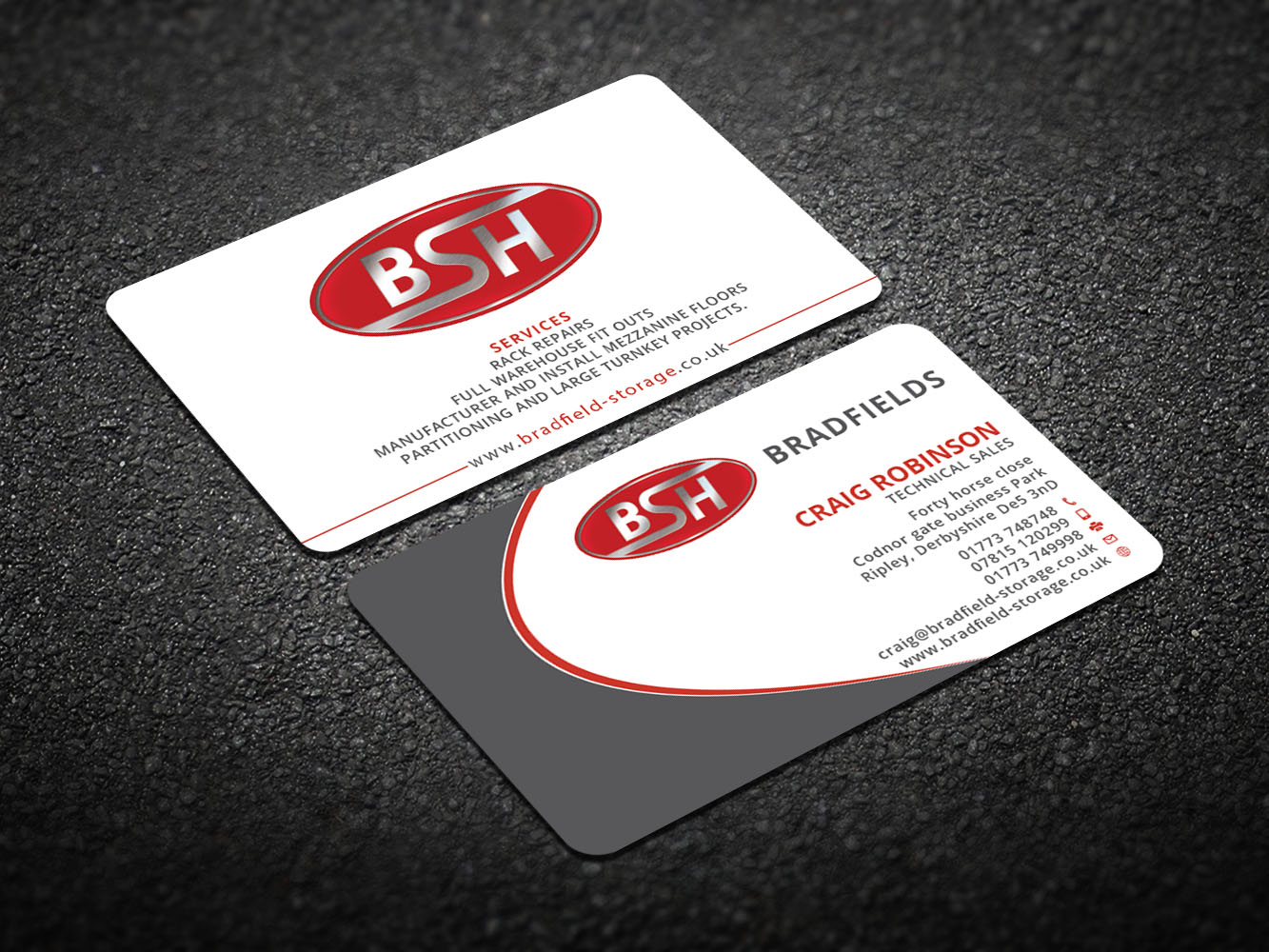 Business Card Design by Verified artistry (Design garden) for Bradfields | Design #10464756