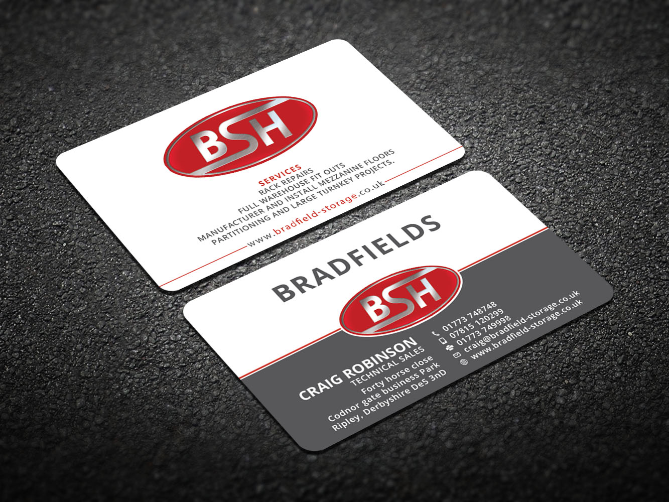 Business Card Design by Verified artistry (Design garden) for Bradfields | Design #10464758