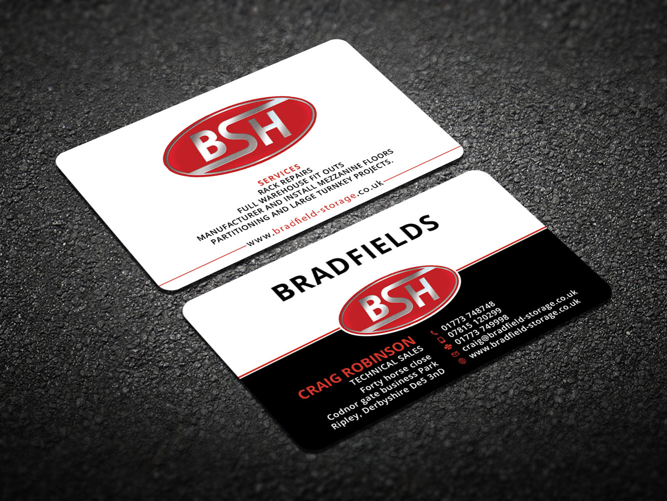 Business Card Design by Verified artistry (Design garden) for Bradfields | Design #10464759