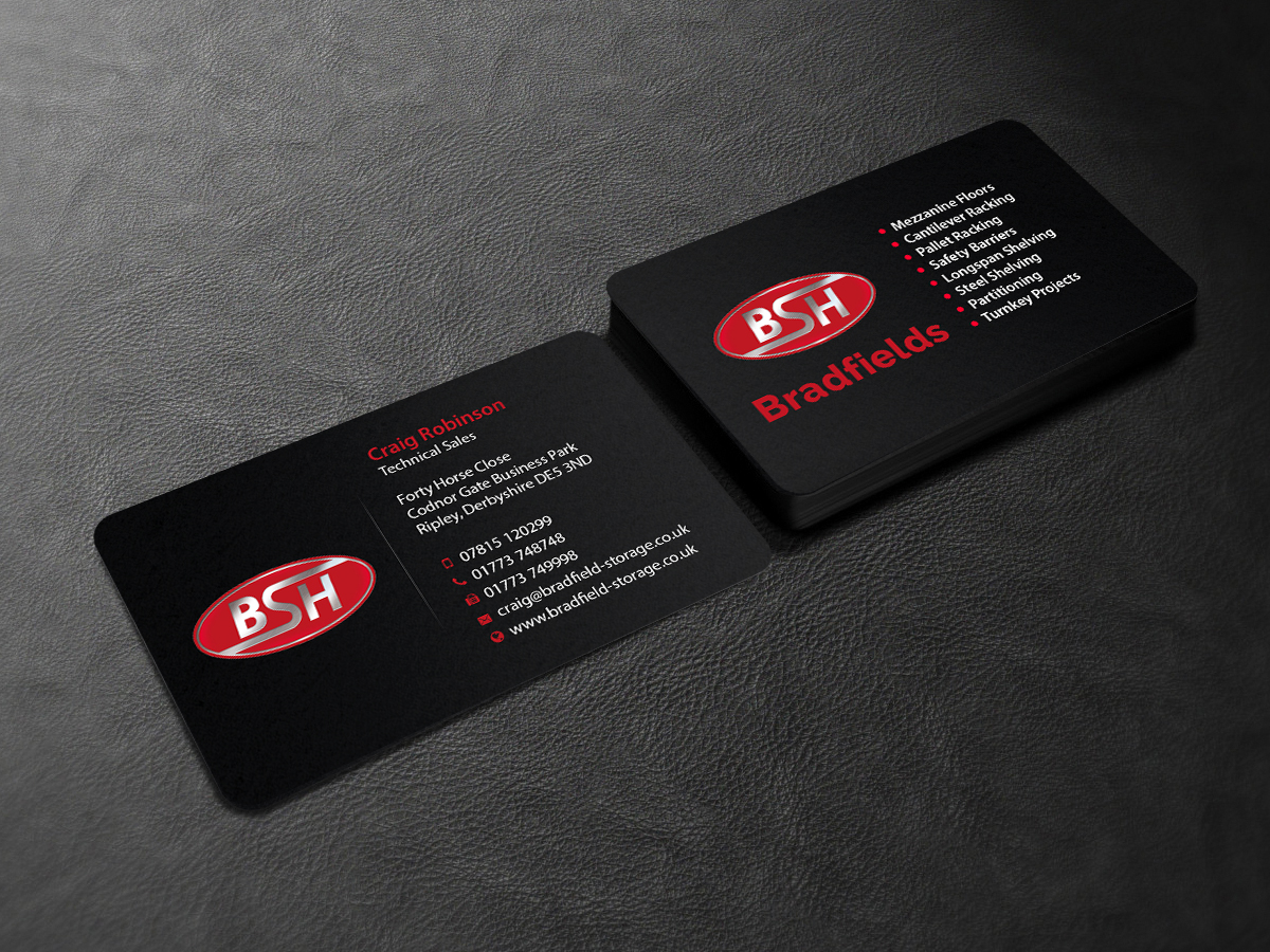 Visitenkarten-Design von Creations Box 2015 für Bradfields | Design #10458749