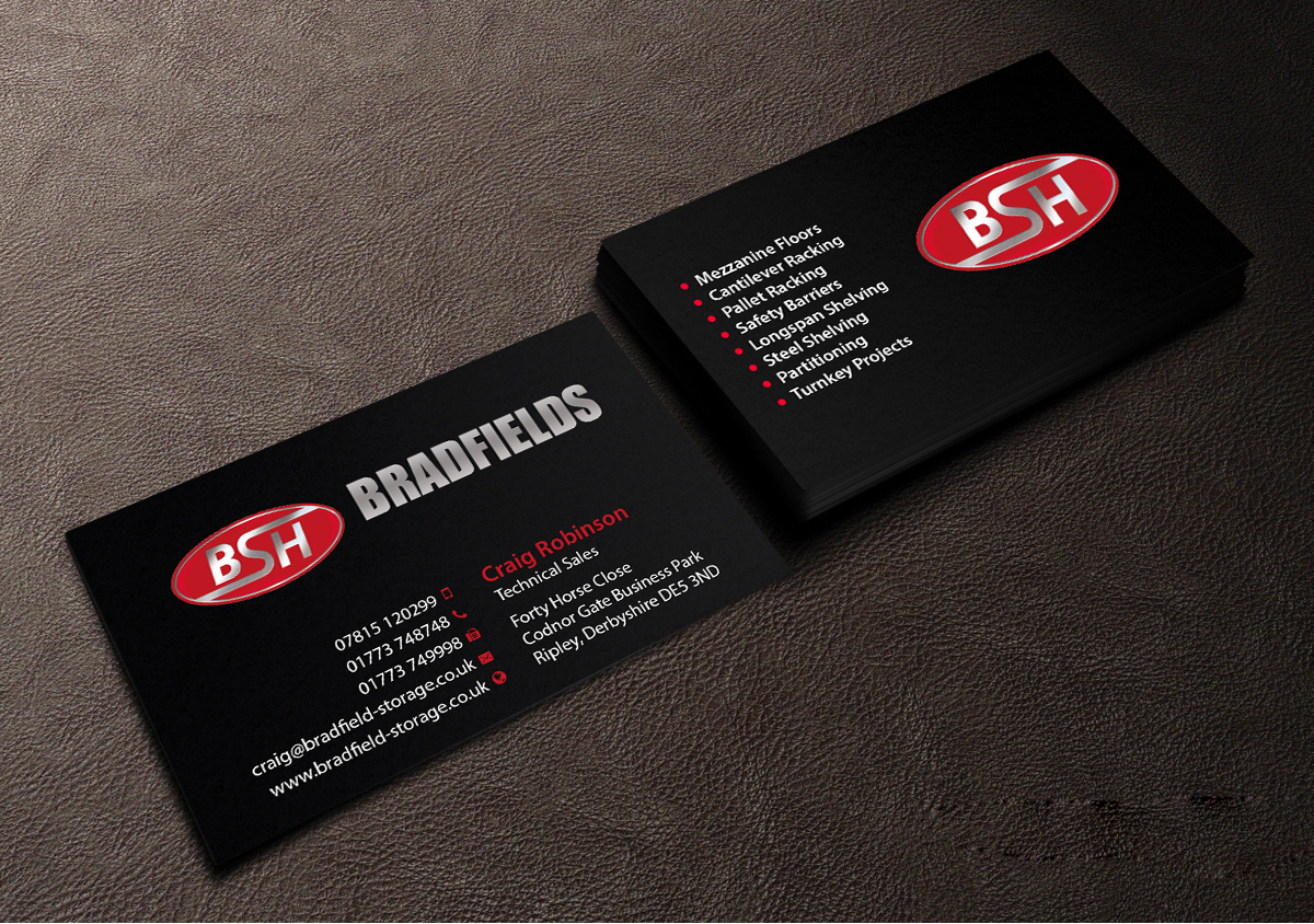 Visitenkarten-Design von Creations Box 2015 für Bradfields | Design #10458750