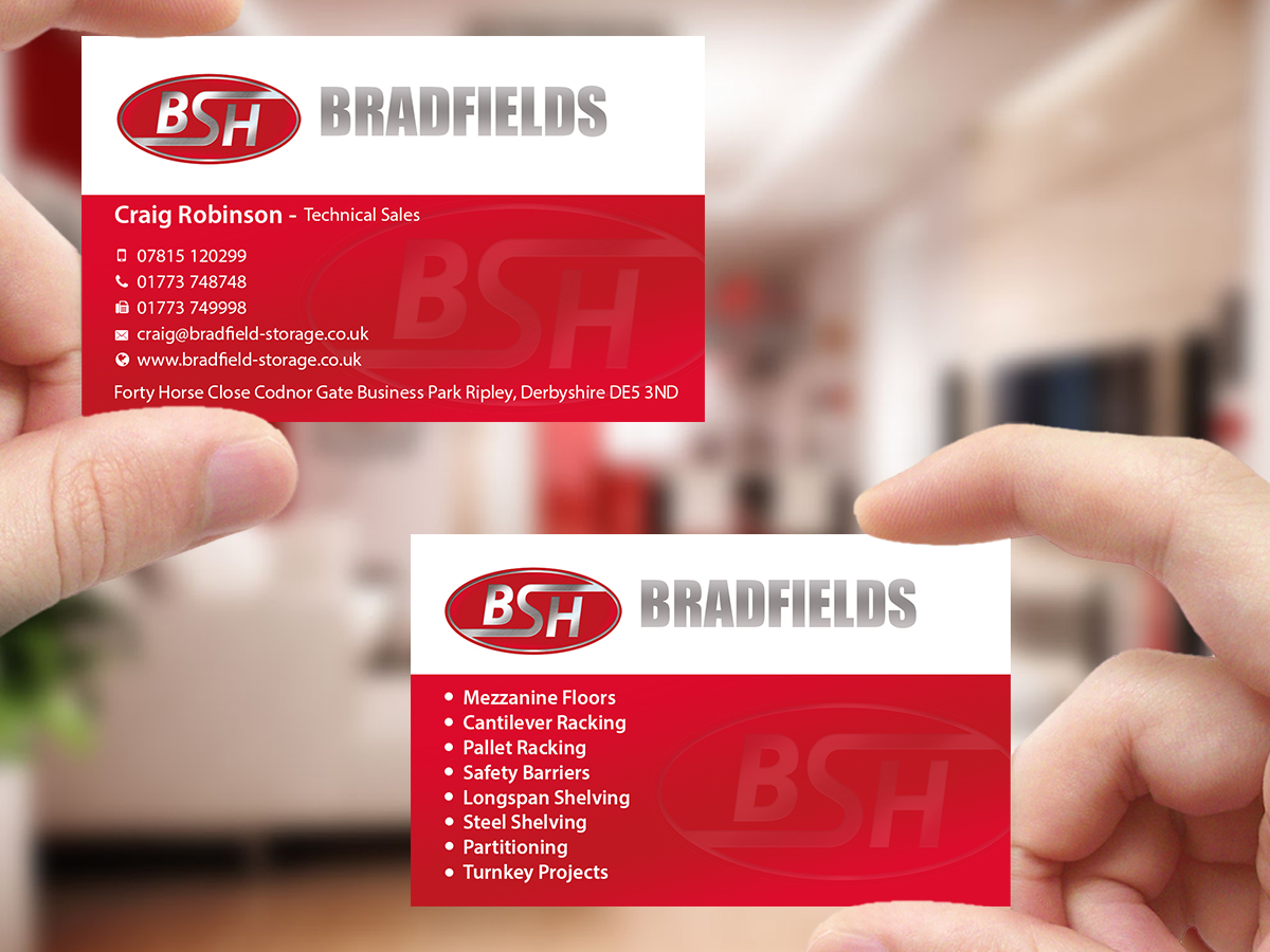 Business Card Design by Creations Box 2015 for Bradfields | Design #10458765