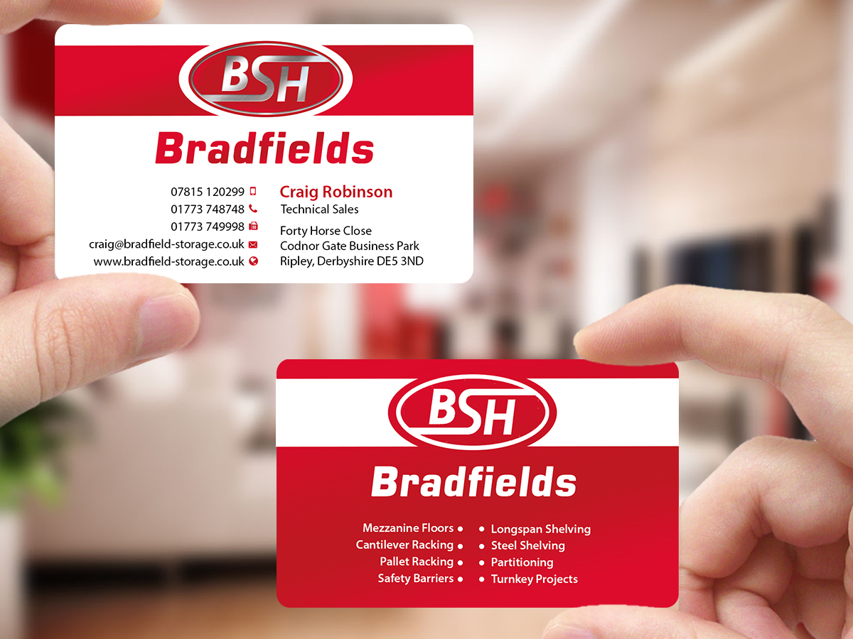 Business Card Design by Creations Box 2015 for Bradfields | Design #10458767