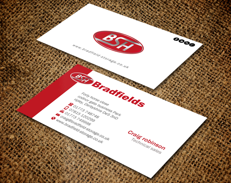 Diseño de Tarjeta de Presentación por Brand aid para Bradfields | Diseño #10457235