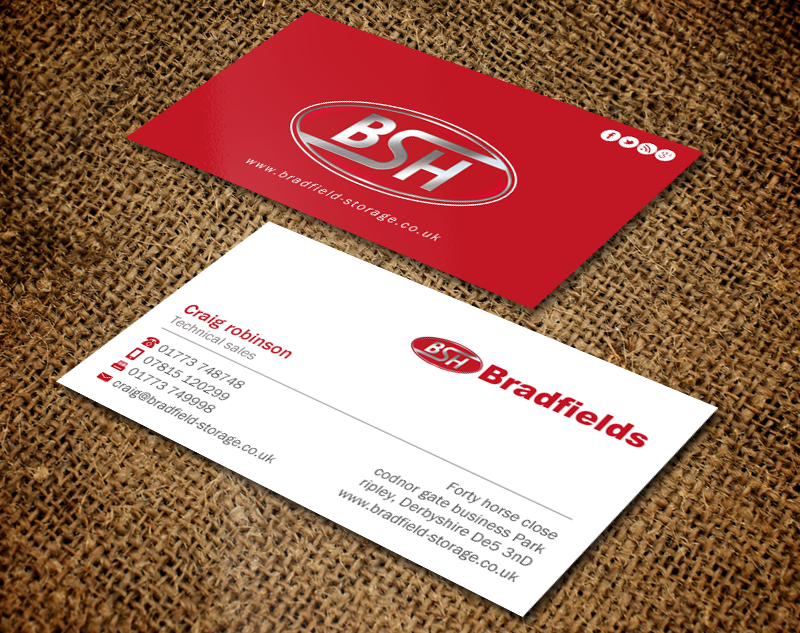 Diseño de Tarjeta de Presentación por Brand aid para Bradfields | Diseño #10457241