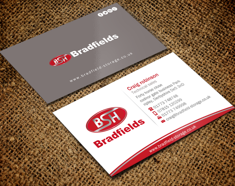 Business Card Design by Brand aid for Bradfields | Design #10486856
