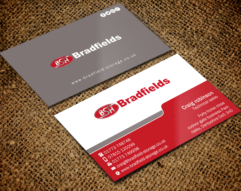 Business Card Design by Brand aid for Bradfields | Design #10486858