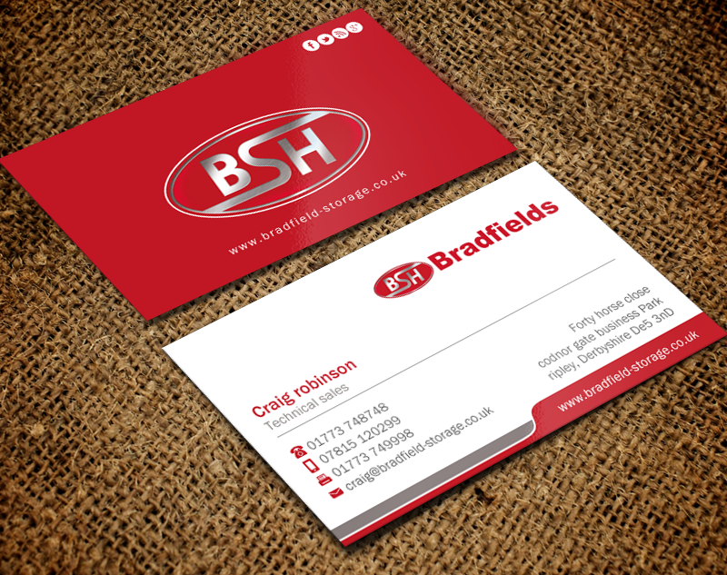 Business Card Design by Brand aid for Bradfields | Design #10486865