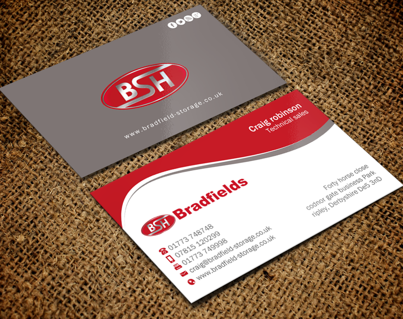 Business Card Design by Brand aid for Bradfields | Design #10486888