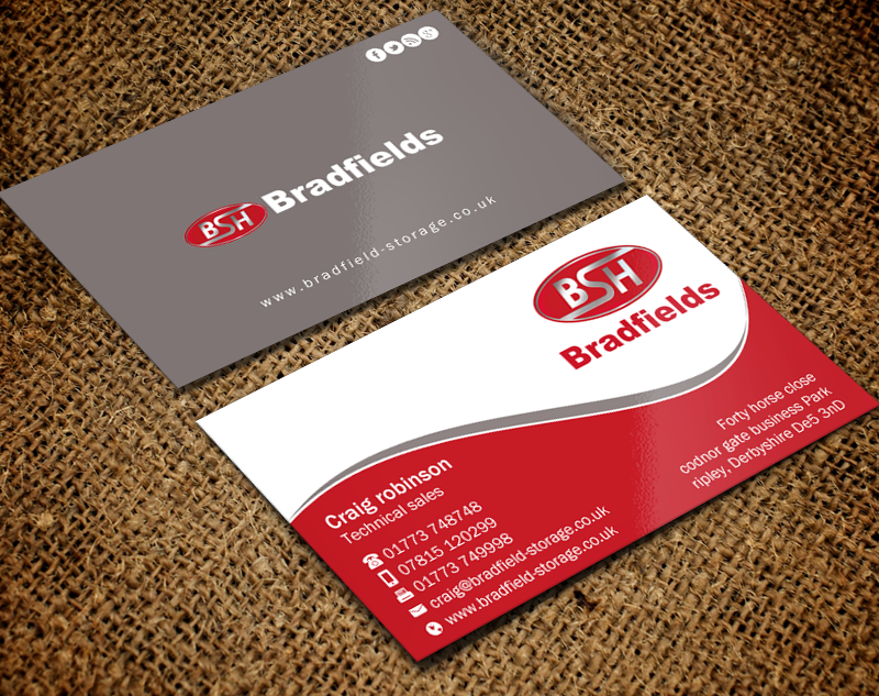 Business Card Design by Brand aid for Bradfields | Design #10486891