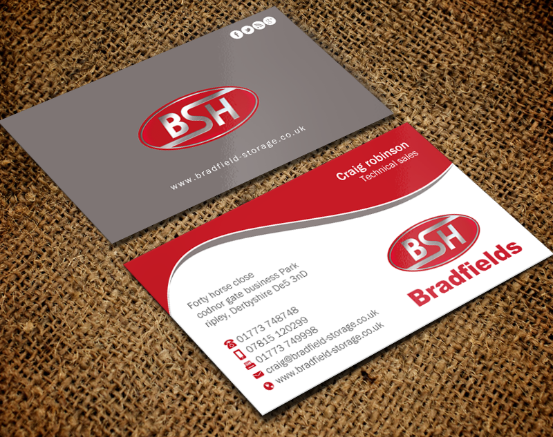 Business Card Design by Brand aid for Bradfields | Design #10505533