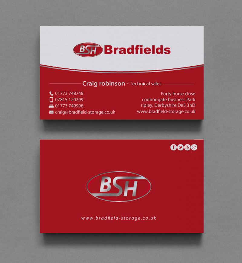 Business Card Design by chandrayaan.creative for Bradfields | Design #10487354
