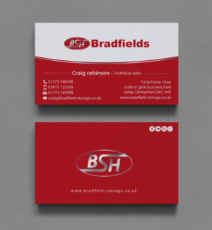 Business Card Design by chandrayaan.creative for Bradfields | Design: #10487354