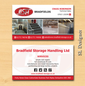 Business Card Design by SL Designer for Bradfields | Design: #10450635