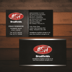 Business Card Design by design88 for Bradfields | Design #10459887