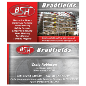 Business Card Design by Daniel Clavijo for Bradfields | Design: #10542239