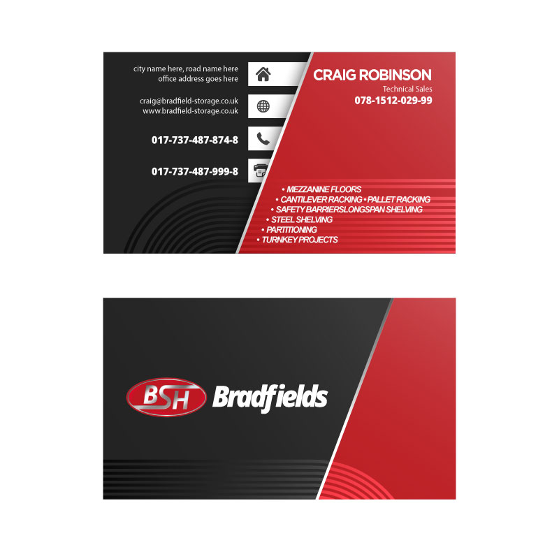 Business Card Design by Dzarin Gifarian K for Bradfields | Design #10524886
