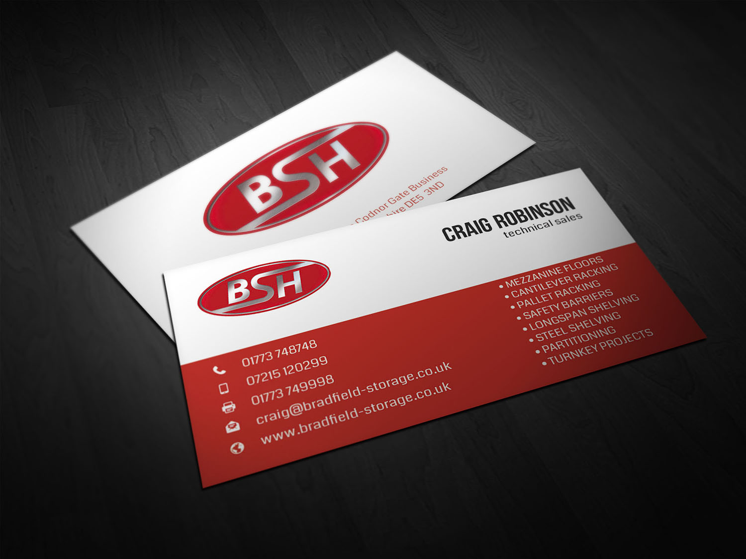 Diseño de Tarjeta de Presentación por Hammad mir para Bradfields | Diseño #10505852