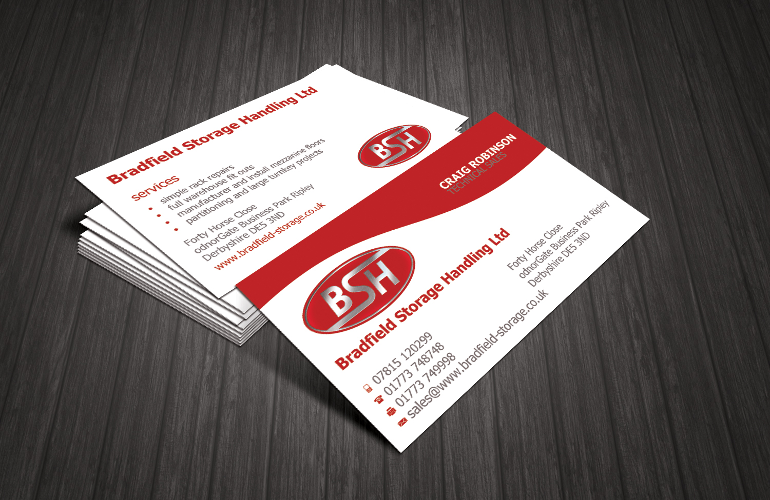 Diseño de Tarjeta de Presentación por Creative Designer 2016 para Bradfields | Diseño #10450742