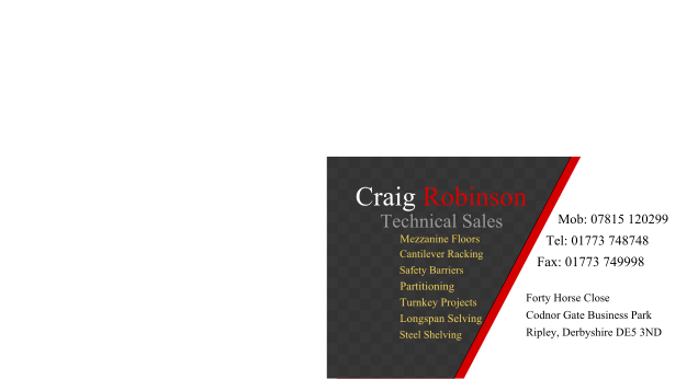 Diseño de Tarjeta de Presentación por tgs.fish para Bradfields | Diseño #10493025