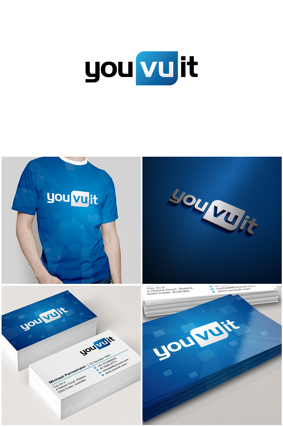 Design de Carte de Visite par JAKUART pour You Vu It.com Pty Ltd | Design : #2330956