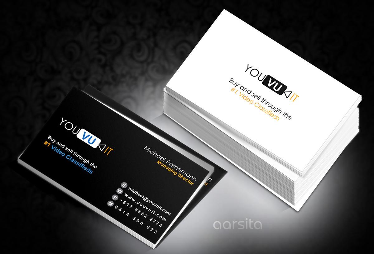 Design de Carte de Visite par aarsita pour You Vu It.com Pty Ltd | Design #2243078