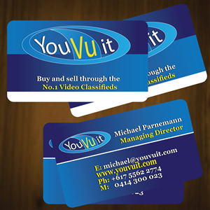 Business Card Design by arrowdesigners for You Vu It.com Pty Ltd | Design #2275530