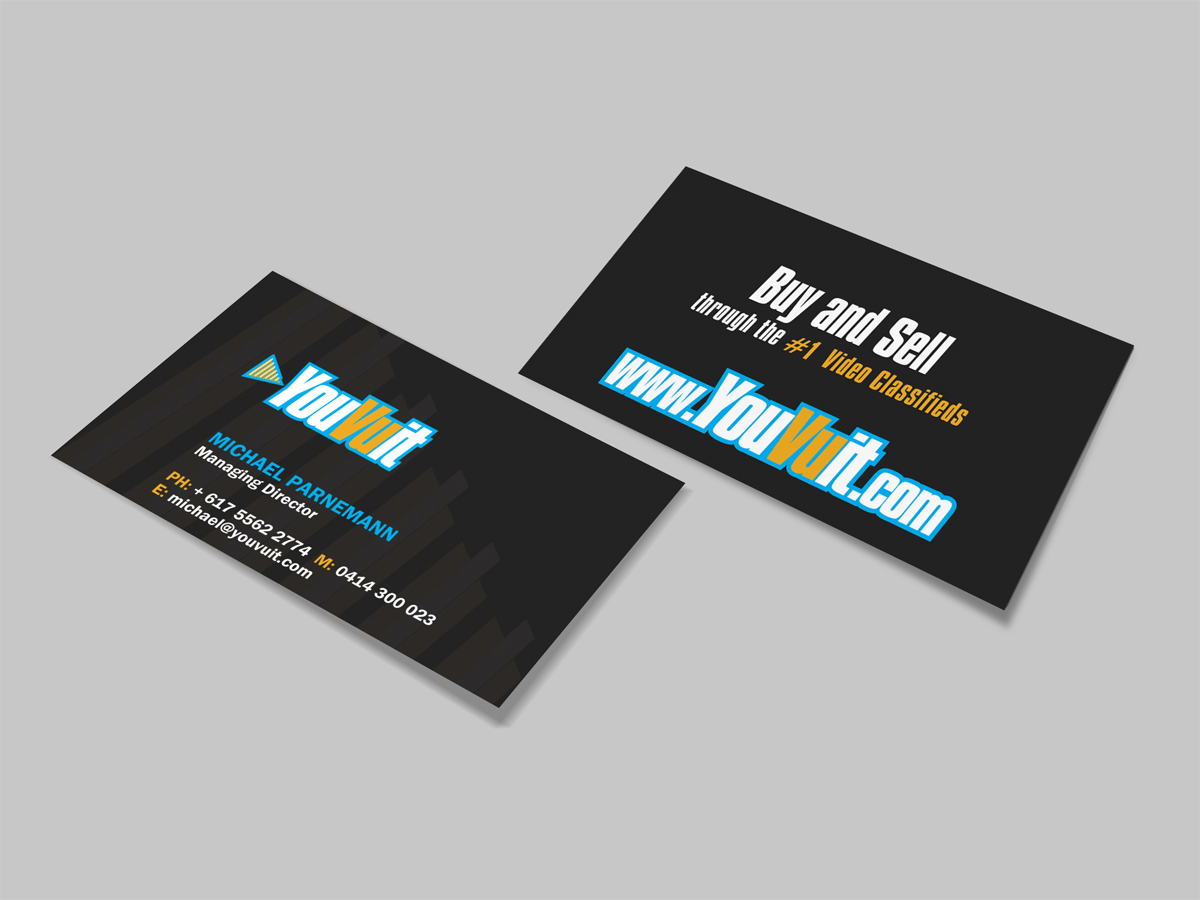 Design de Carte de Visite par diRtY.EMM pour You Vu It.com Pty Ltd | Design #2216863