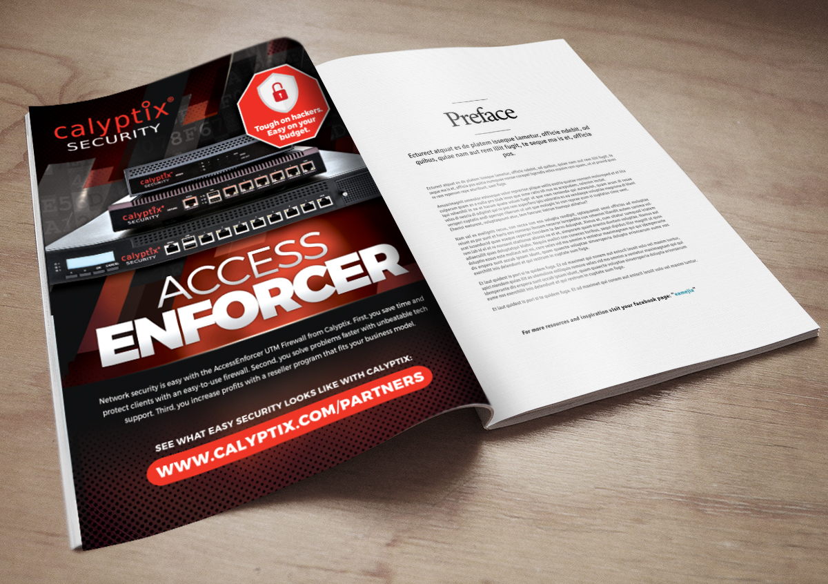Diseño de Flyer por Brian Ellis para Calyptix | Diseño #10448496