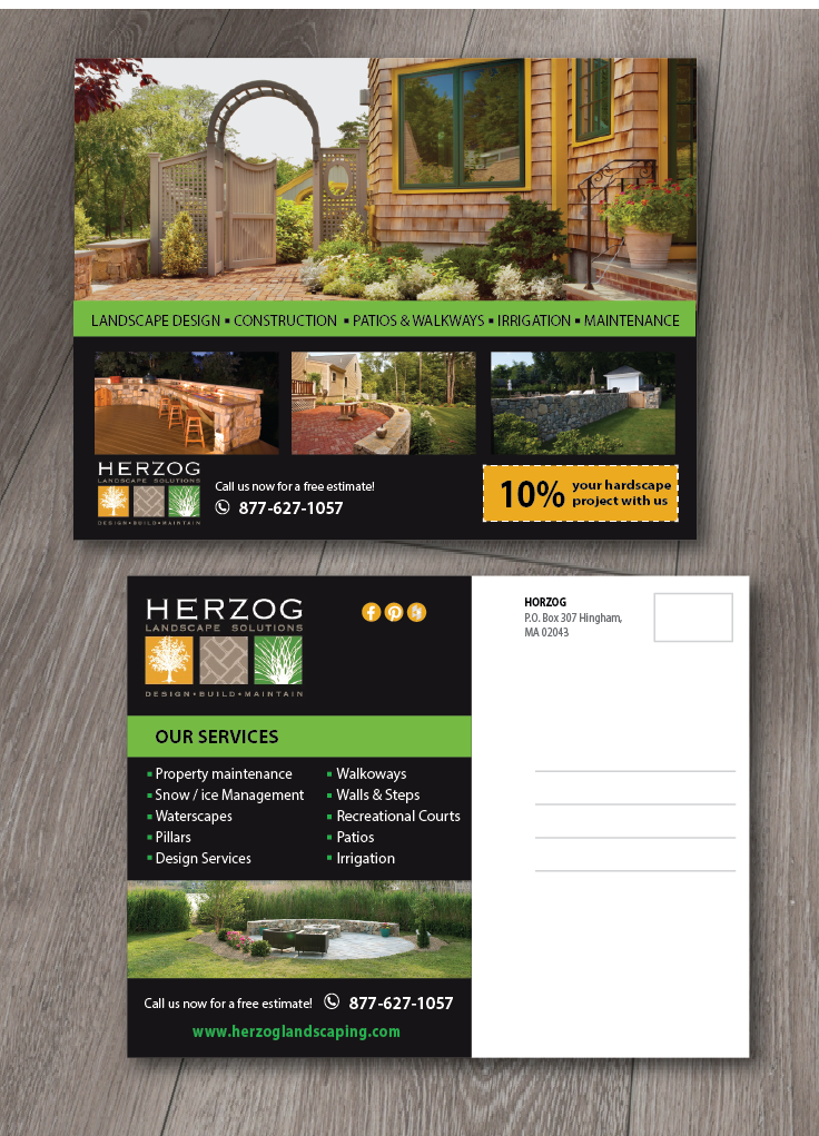 Postcard Design by alex989 for this project | Design #11243407