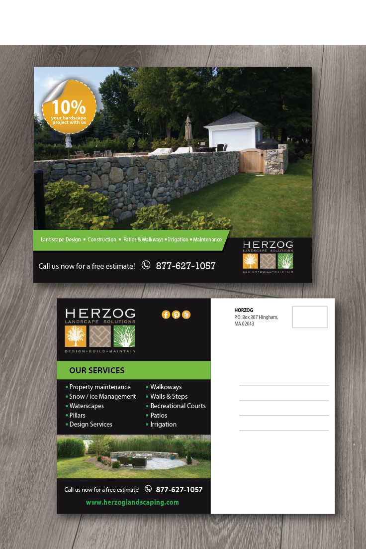 Postcard Design by alex989 for this project | Design #11269695